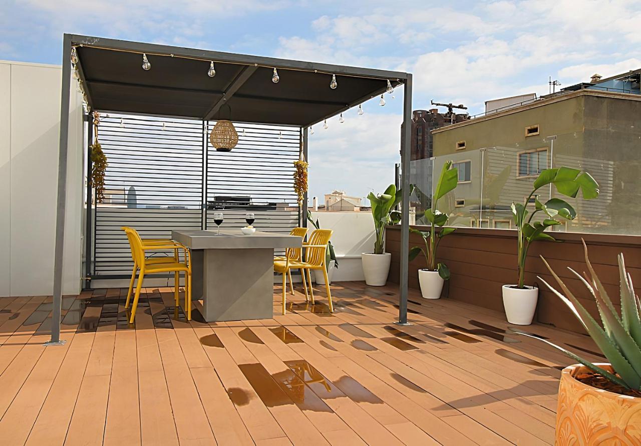 شقة برشلونة  في Incredible Penthouse With Jacuzzi In The Center, Unique In The Area المظهر الخارجي الصورة